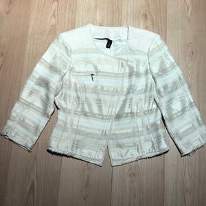 Cream Blazer from White House Black Market